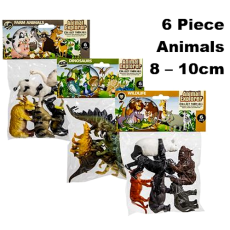 Animals - Farm or Wild 6 Piece Assorted